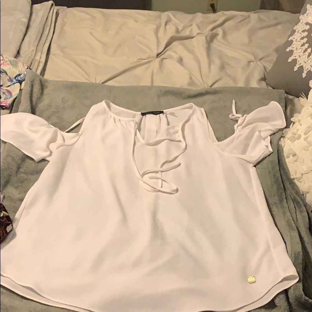 Cold shoulder blouse